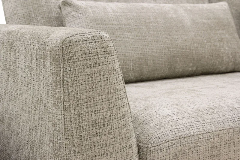 Florenz 3-seters Sofa i Chenille - Grå/Beige - Møbler - Sofaer - 3 seter sofa