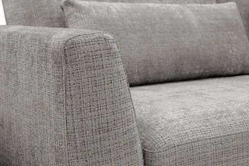 Florenz 3-seters Sofa i Chenille - Lys grå - Møbler - Sofaer - 3 seter sofa