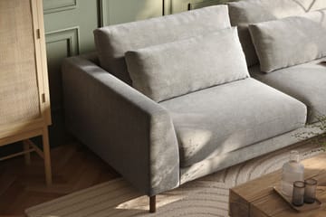 Florenz 3-seters Sofa i Chenille - Lys grå - Møbler - Sofaer - 3 seter sofa