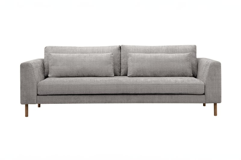 Florenz 3-seters Sofa i Chenille - Lys grå - Møbler - Sofaer - 3 seter sofa