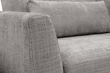 Florenz 3-seters Sofa i Chenille - Lys grå - Møbler - Sofaer - 3 seter sofa