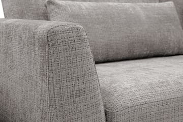 Florenz 3-seters Sofa i Chenille - Lys grå - Møbler - Sofaer - 3 seter sofa