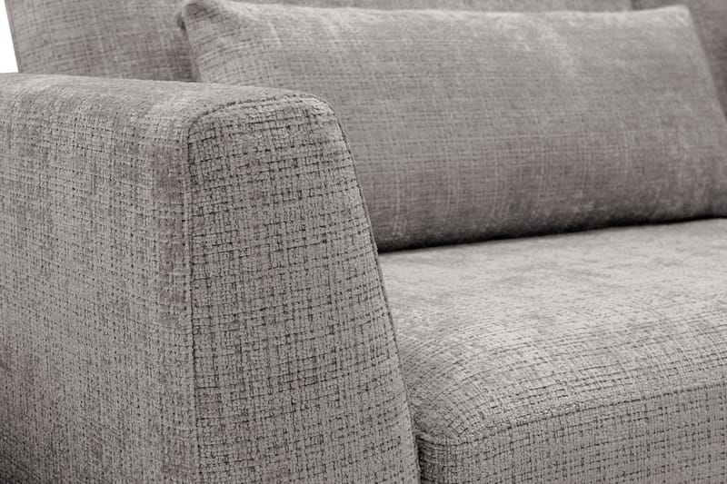 Florenz 3-seters Sofa i Chenille - Lys grå - Møbler - Sofaer - 3 seter sofa