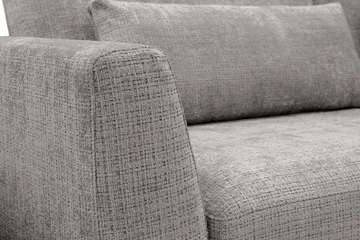 Florenz 3-seters Sofa i Chenille - Lysegrå - Møbler - Sofaer - 3 seter sofa
