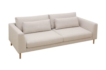 Florenz 3-seters Stoffsofa - Beige - Møbler - Sofaer - 3 seter sofa