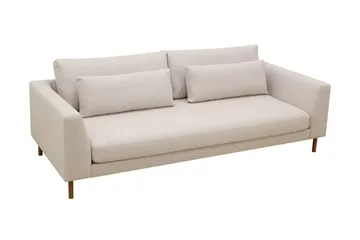 Florenz 3-seters Stoffsofa - Beige - Møbler - Sofaer - 3 seter sofa