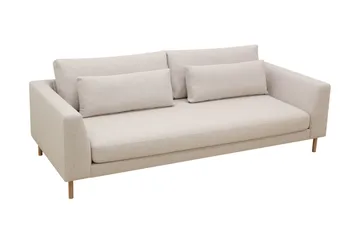 Florenz 3-seters Stoffsofa - Beige - Møbler - Sofaer - 3 seter sofa
