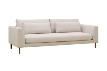 Florenz 3-seters Stoffsofa - Beige - Møbler - Sofaer - 3 seter sofa