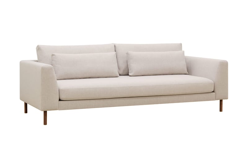 Florenz 3-seters Stoffsofa - Beige - Møbler - Sofaer - 3 seter sofa