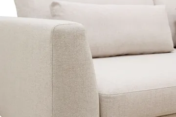 Florenz 3-seters Stoffsofa - Beige - Møbler - Sofaer - 3 seter sofa