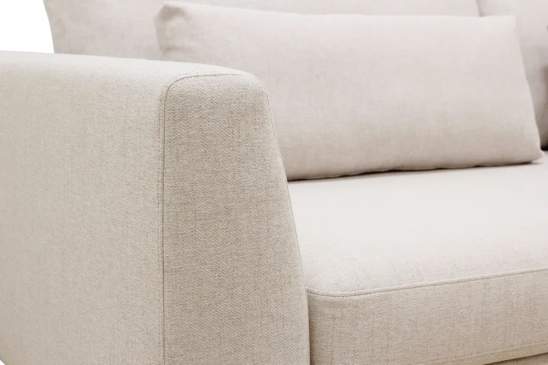 Florenz 3-seters Stoffsofa - Beige - Møbler - Sofaer - 3 seter sofa