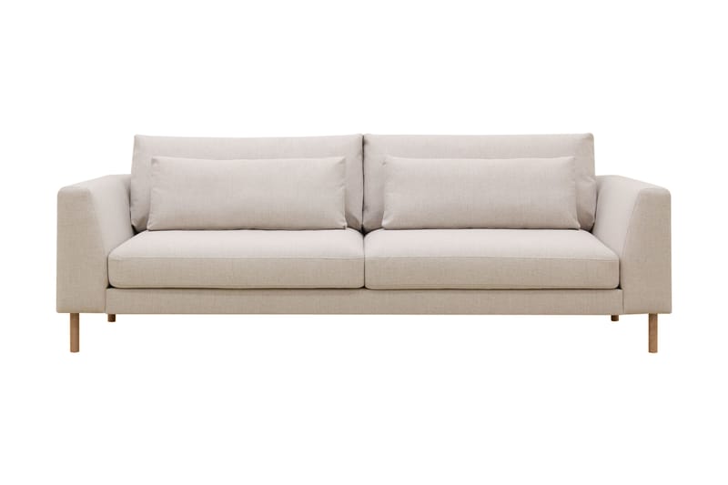 Florenz 3-seters Stoffsofa - Beige - Møbler - Sofaer - 3 seter sofa