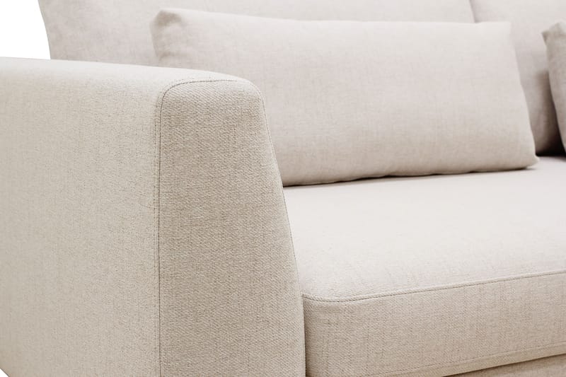 Florenz 3-seters Stoffsofa - Beige - Møbler - Sofaer - 3 seter sofa