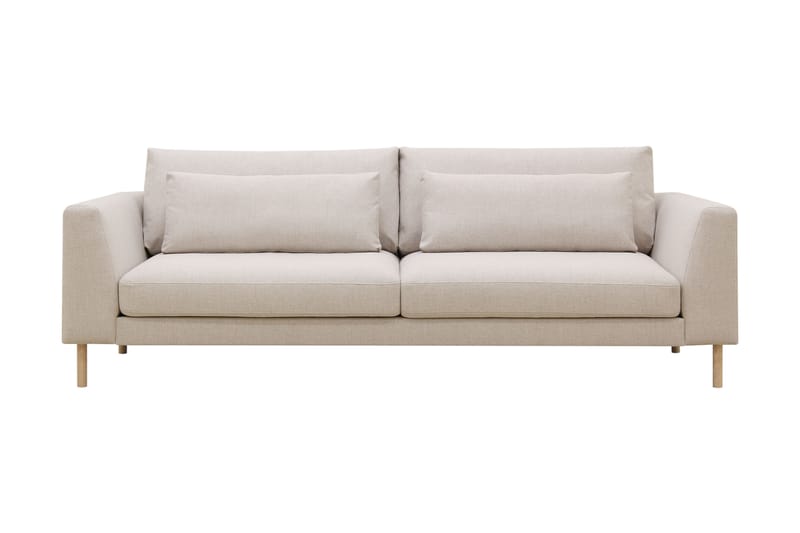 Florenz 3-seters Stoffsofa - Beige - Møbler - Sofaer - 3 seter sofa
