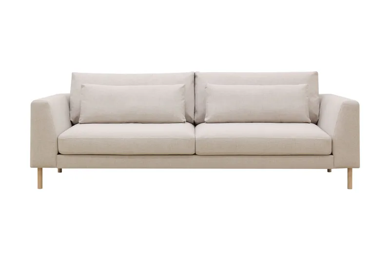 Florenz 3-seters Stoffsofa - Beige - Møbler - Sofaer - 3 seter sofa
