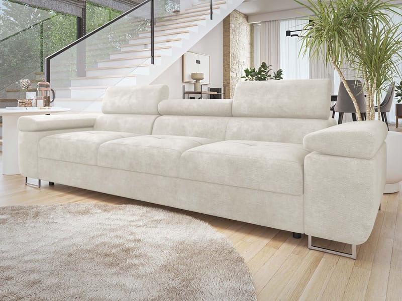 Gabina 3-seters sofa - beige - Møbler - Sofaer - 3 seter sofa