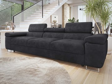 Gabina 3-seters sofa - svart - Møbler - Sofaer - 3 seter sofa