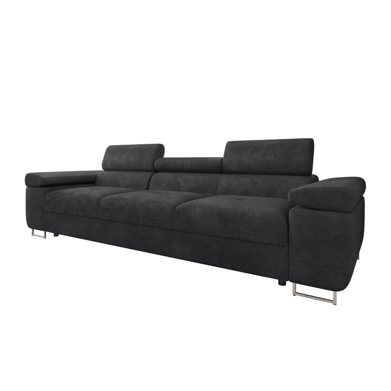 Gabina 3-seters sofa, svart