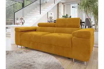 Gabina Sofa 2-seter - Gul - Møbler - Sofaer - Fløyelssofaer