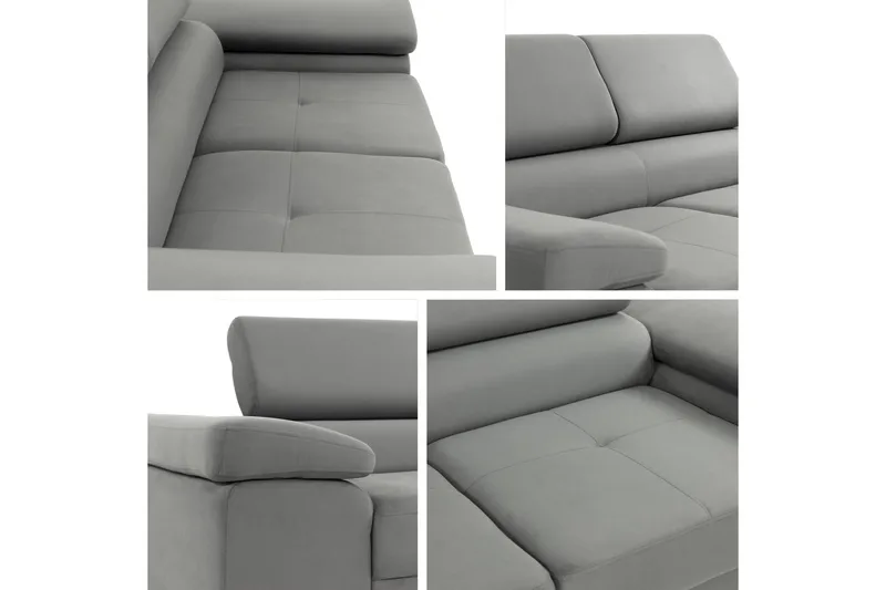 Gabina Sofa 2-seter - Hvit/Grå - Møbler - Sofaer - Skinnsofaer