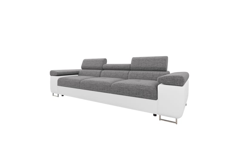 Gabina Sofa 3-seter, Hvit/Grå