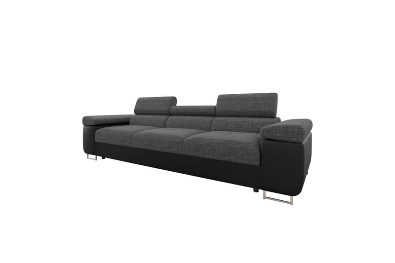 Gabina Sofa 3-seter, Svart/Grå