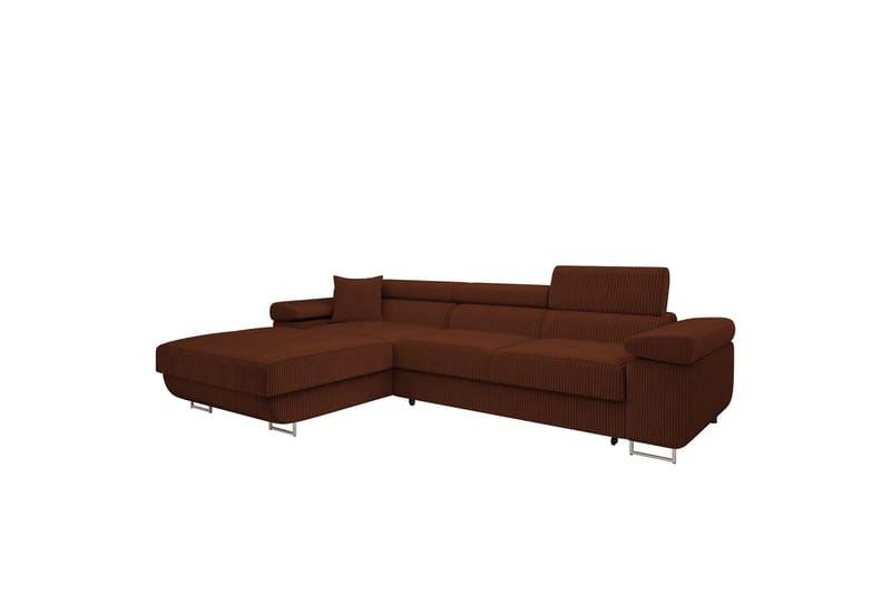 Gabina Sofa med Divan 3-seter, Brun