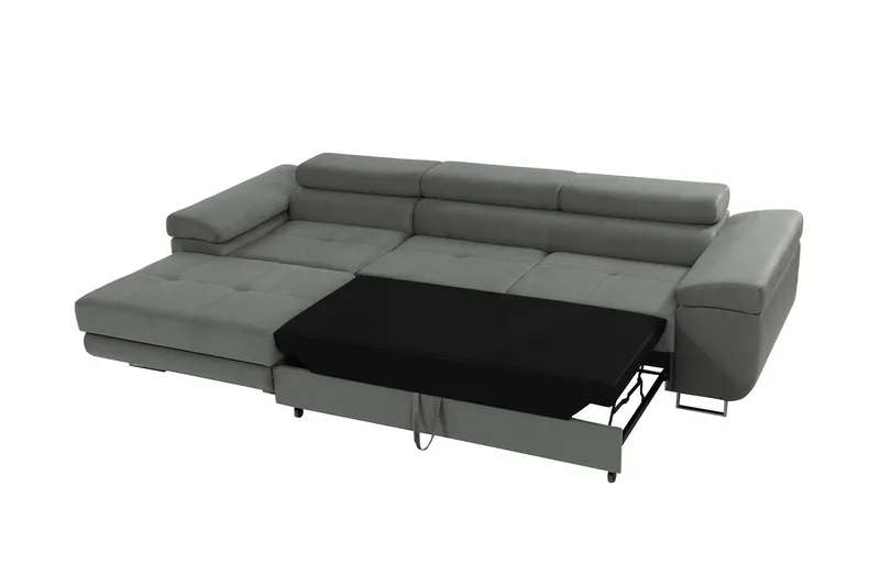 Gabina Sofa med Divan 3-seter - Grå/Hvit - Møbler - Sofaer - Skinnsofaer