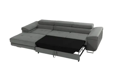 Gabina Sofa med Divan 3-seter - Grå/Hvit - Møbler - Sofaer - Skinnsofaer