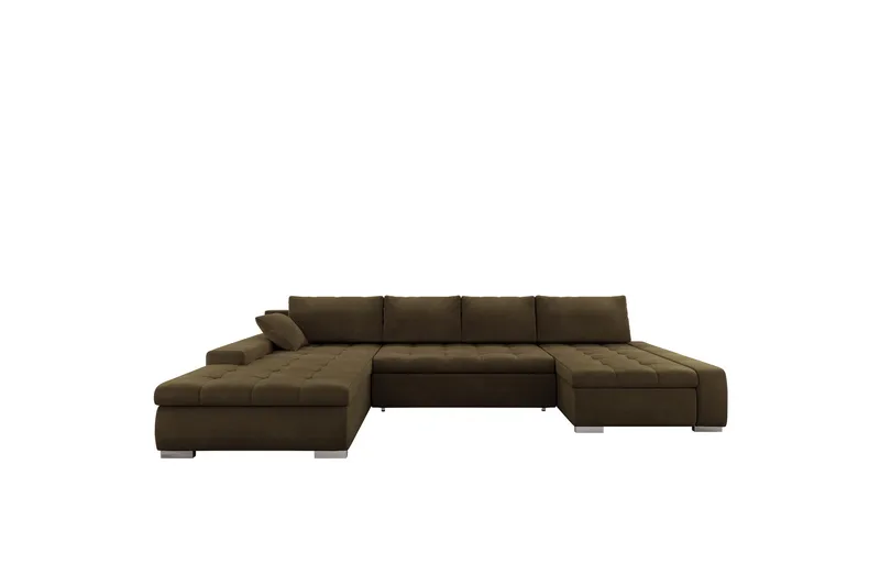Gamal Sofa Dobbeldivan 4-seter - Brun - Møbler - Sofaer - Fløyelssofaer