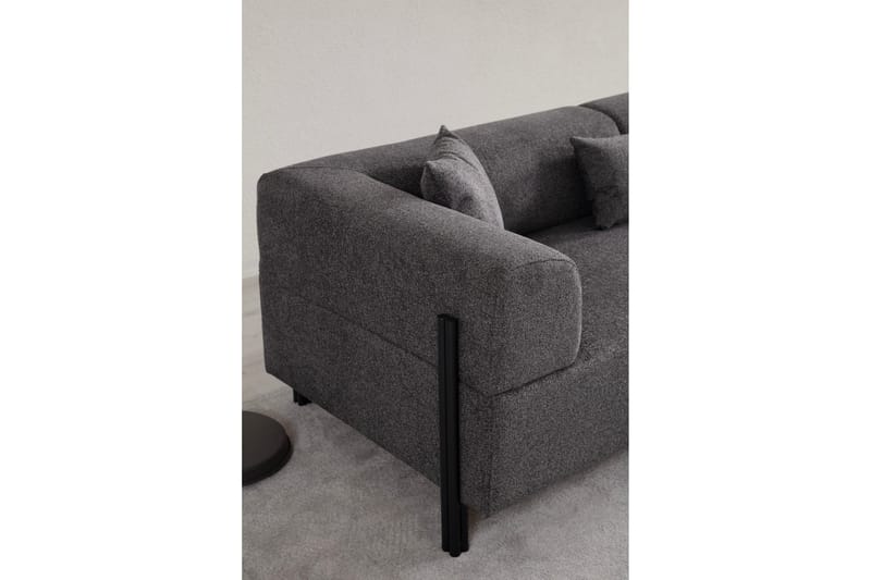 Gio 3-seters Sofa - Antrasitt - Møbler - Sofaer - 3 seter sofa