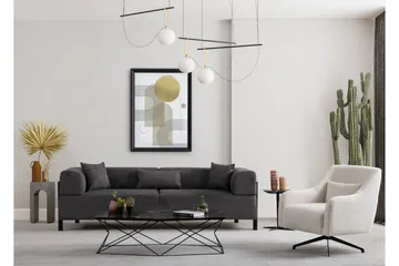 Gio 3-seters Sofa - Antrasitt - Møbler - Sofaer - 3 seter sofa