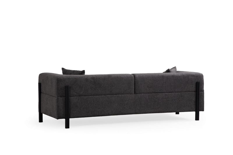 Gio 3-seters Sofa - Antrasitt - Møbler - Sofaer - 3 seter sofa
