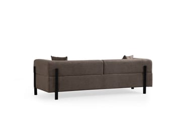 Gio 3-seters Sofa - Brun - Møbler - Sofaer - 3 seter sofa