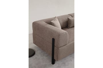 Gio 3-seters Sofa - Brun - Møbler - Sofaer - 3 seter sofa