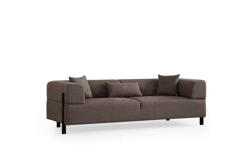 Gio 3-seters Sofa, Brun