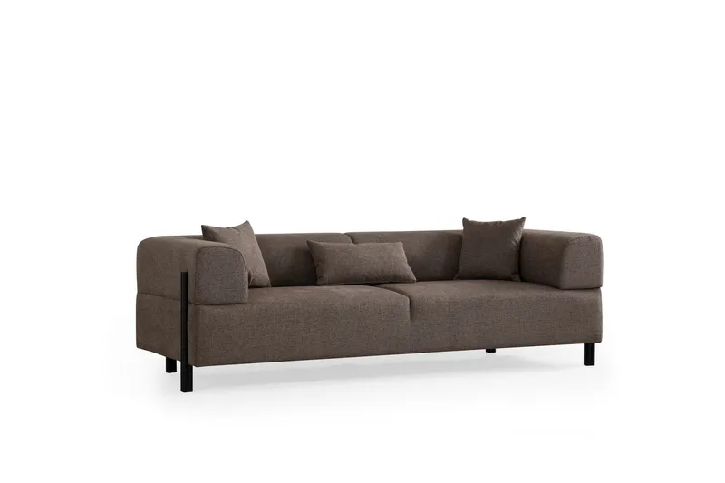 Gio 3-seters Sofa, Brun