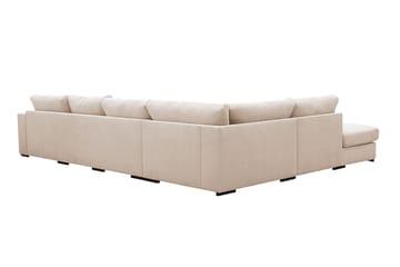 Grande 5-seters Sofa med Sjeselong Venstre - Beige Manchester - Møbler - Sofaer - Sofaer med sjeselong
