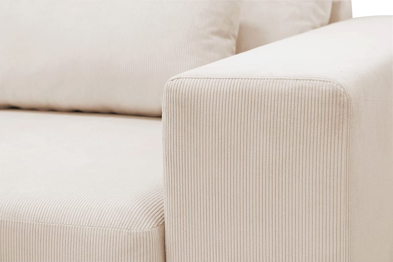 Grande 5-seters Sofa med Sjeselong Venstre - Beige Manchester - Møbler - Sofaer - Sofaer med sjeselong