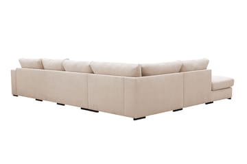Grande 5-seters Sofa med Sjeselong Venstre - Beige Manchester - Møbler - Sofaer - Sofaer med sjeselong