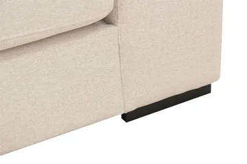 Grande 5-seters Sofa med Sjeselong Venstre - Beige Stoff - Møbler - Sofaer - Sofaer med sjeselong