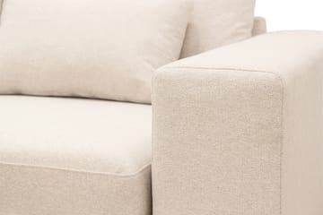 Grande 5-seters Sofa med Sjeselong Venstre - Beige Stoff - Møbler - Sofaer - Sofaer med sjeselong