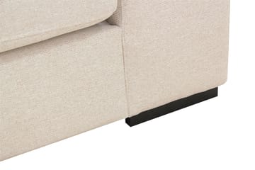 Grande 5-seters Sofa med Sjeselong Venstre - Beige Stoff - Møbler - Sofaer - Sofaer med sjeselong