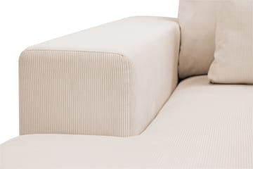 Grande 5-seters U-Sofa med Divan Venstre - Beige Manchester - Møbler - Sofaer - U-sofa