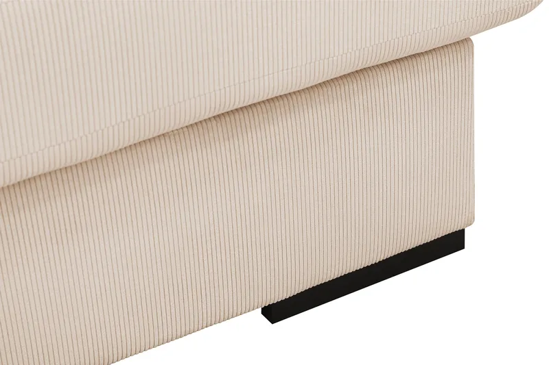 Grande 6-seters U-Sofa med Divan Høyre - Beige Manchester - Møbler - Sofaer - U-sofa