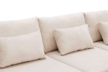 Grande 6-seters U-Sofa med Divan Venstre - Beige Manchester - Møbler - Sofaer - U-sofa