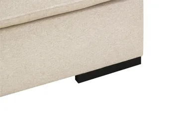 Grande Stor 7-seters U-Sofa med Divan Høyre - Beige Stoff - Møbler - Sofaer - U-sofa