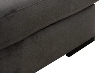 Grande Stor 7-seters U-Sofa med Divan Høyre - Mørkegrå Fløyel - Møbler - Sofaer - Fløyelssofaer