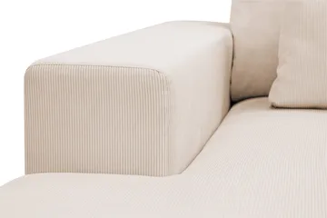 Grande Stor 7-seters U-Sofa med Divan Venstre - Beige Manchester - Møbler - Sofaer - Modulsofaer - Komplett modulsofa