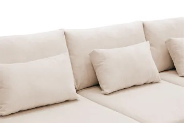 Grande Stor 7-seters U-Sofa med Divan Venstre - Beige Manchester - Møbler - Sofaer - Modulsofaer - Komplett modulsofa